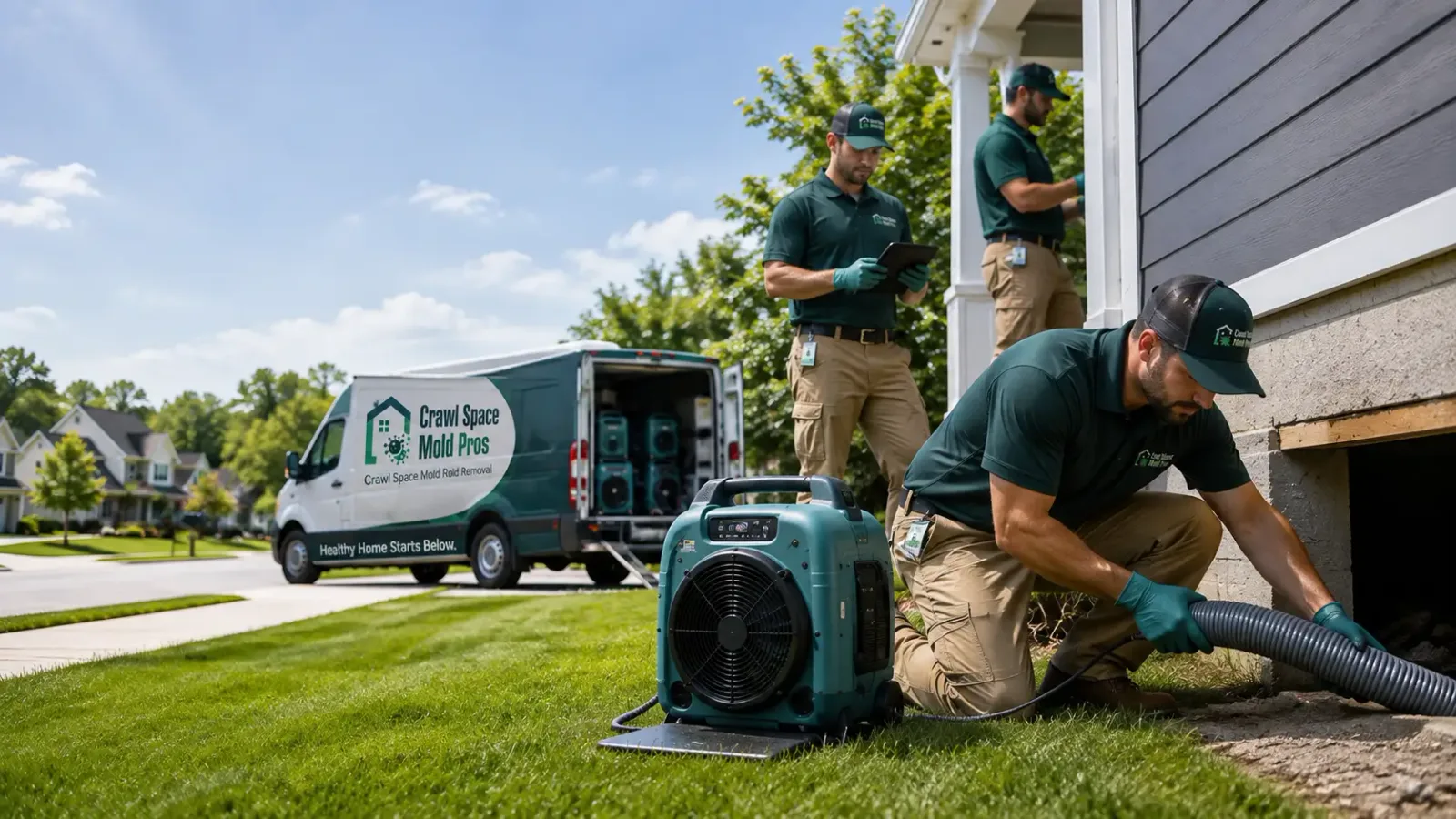 Crawl Space Mold Removal in Hilliards, PA